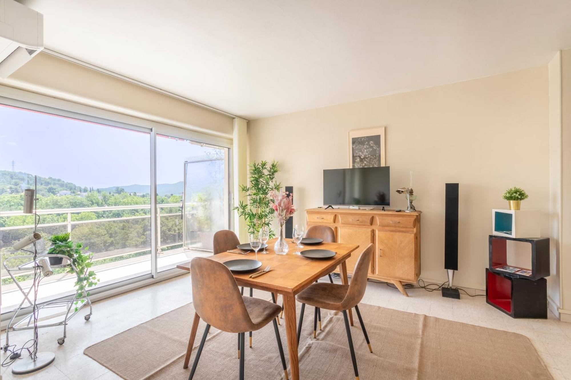 דירות אקס-אן-פרובאנס Grand T2 Lumineux Et Climatise Avec Balcon מראה חיצוני תמונה